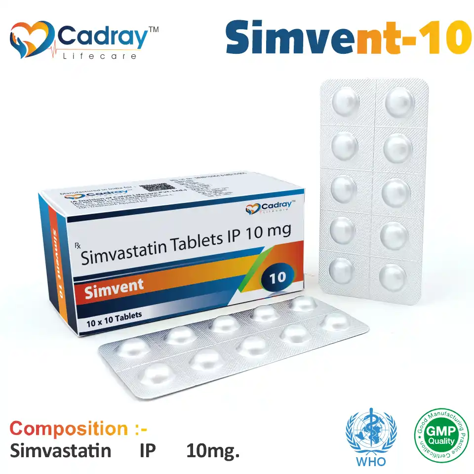 Simvastatin 10mg Tablet | Simvastatin 10 in PCD Pharma Franchise